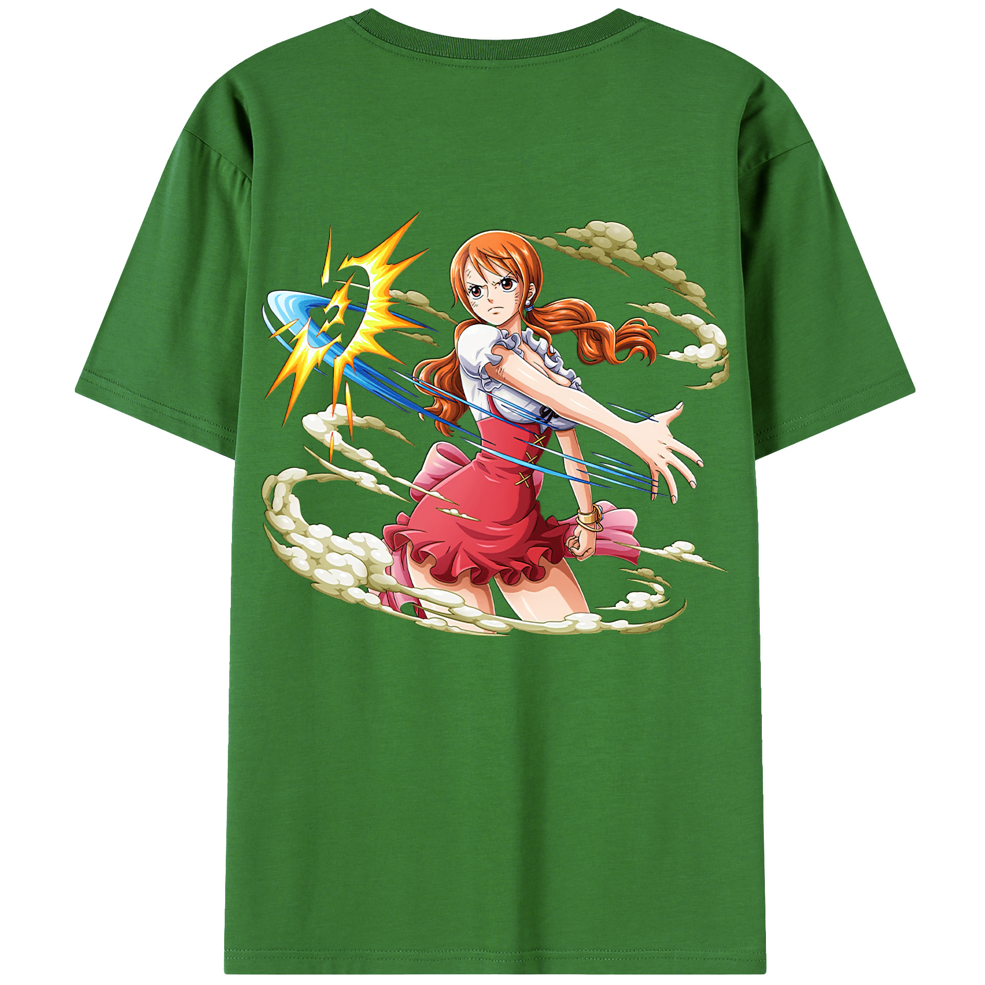 （画像用） ワンピース ナミ ONE PIECE Nami レディース半袖Tシャツ(バックプリント)